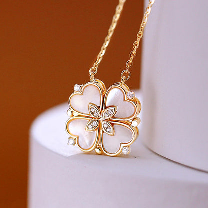 Eternal Clover Love Pendant - Eleganzairee