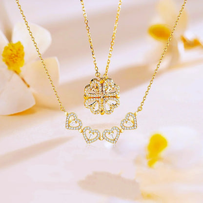 Eternal Clover Love Pendant - Eleganzairee